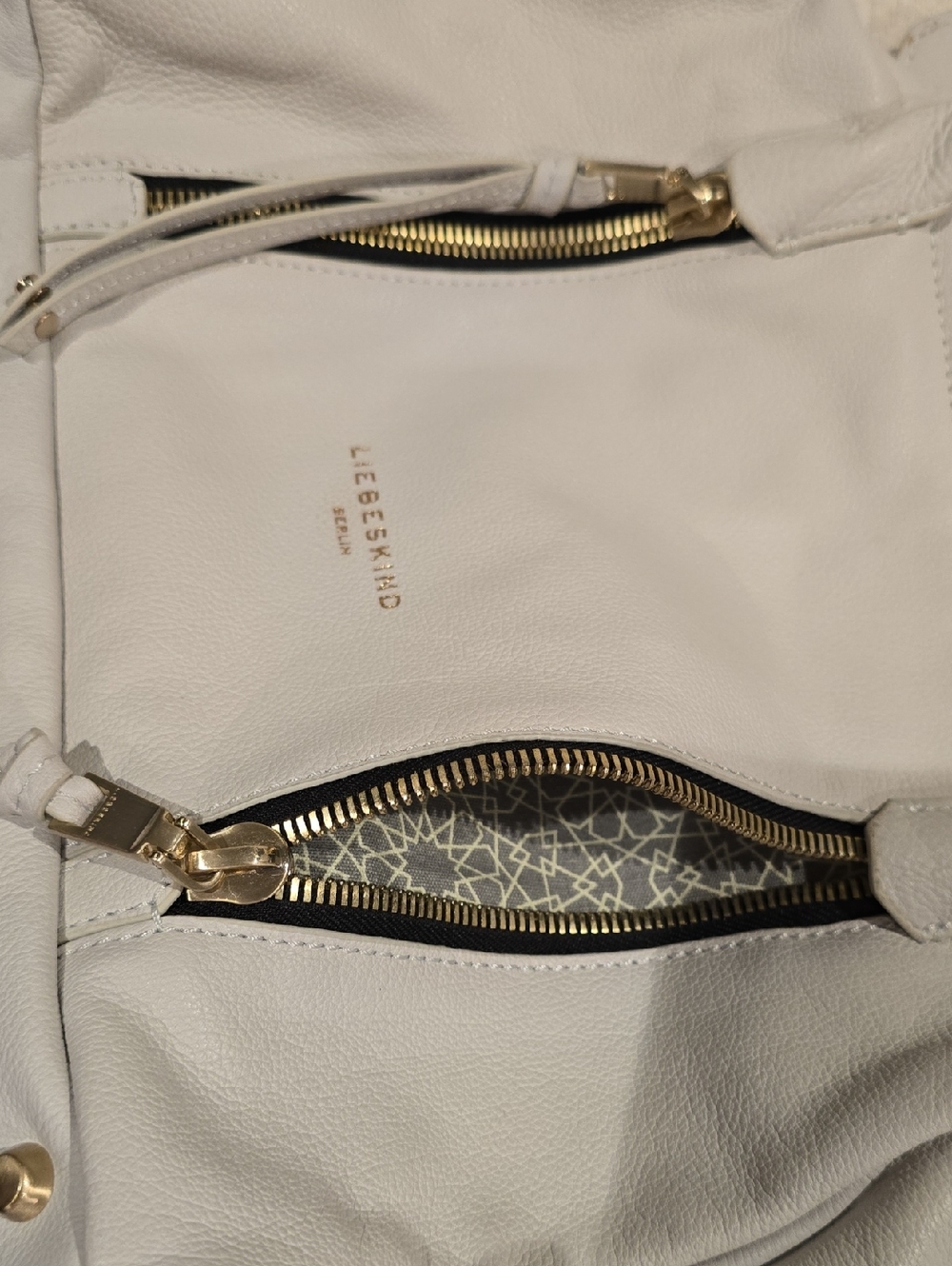 Liebeskind White Leather Satchel - Picture 11 of 11